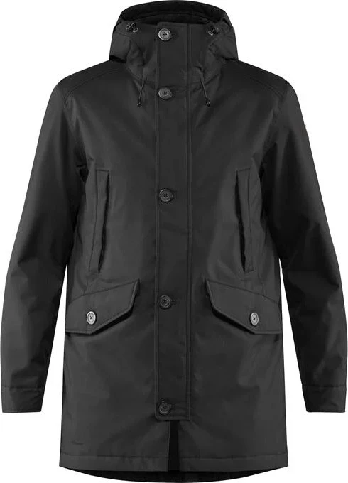 Fjällräven Kiruna Lite Funktionsmantel schwarz (Herren)