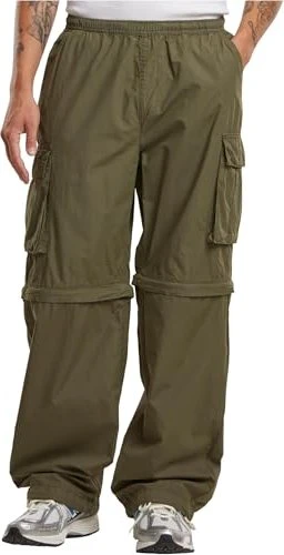 Urban Classics Zip Away Zip-Off Hose lang olive (Herren)