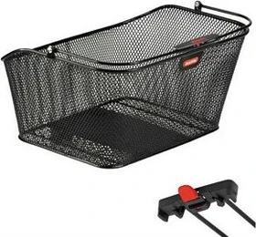KLICKfix City Racktime Fahrradkorb schwarz