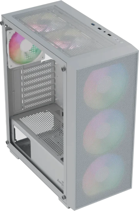 AeroCool B509A Flow White, Glasfenster