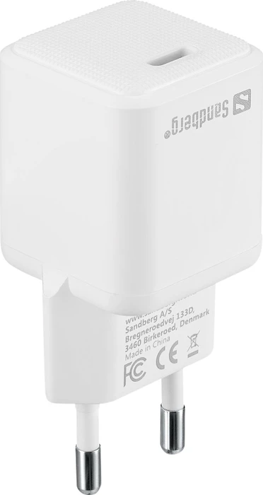 Sandberg AC Charger USB-C PD20W Saver weiß