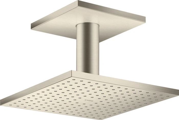 Hansgrohe Axor ShowerSolutions Kopfbrause 250/250 2jet mit Deckenanschluss brushed nickel