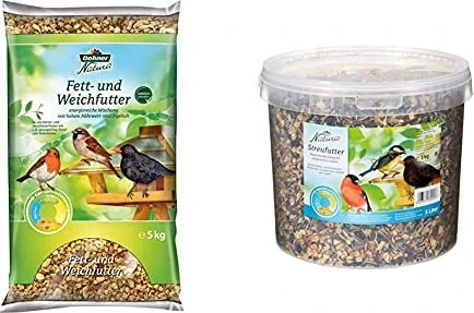 Dehner Natura Fett- und Weichfutter, Wildvogelfutter 5kg