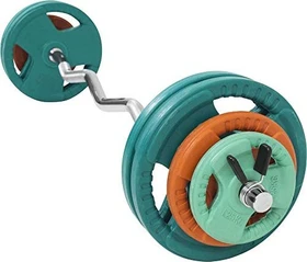 Gorilla Sports Gripper Federverschluss Sz-Curl Set 35kg