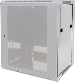 Intellinet Wandschrank 9HE, Sicherheitsglastür, IP2X, hellgrau, 600mm tief