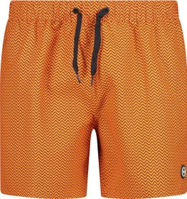 CMP Geometrisches Muster Badeshorts flame/antracite (Herren)