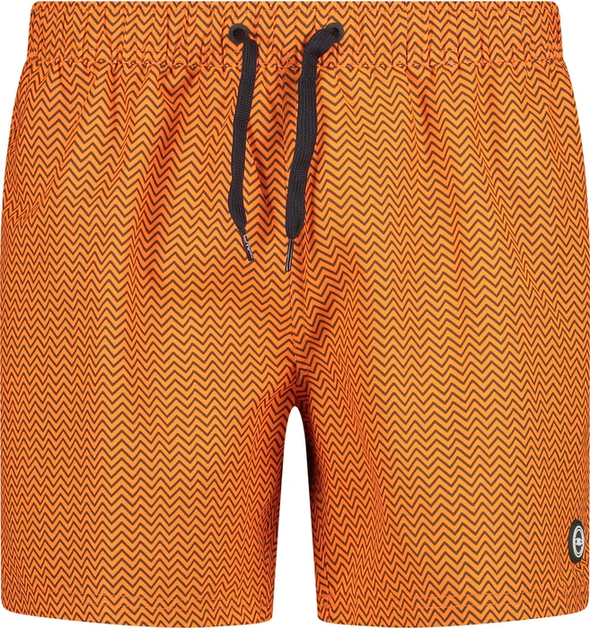 CMP Geometrisches Muster Badeshorts flame/antracite (Herren)