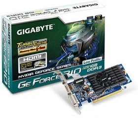 GIGABYTE GeForce 210 TC, 1GB DDR3, VGA, DVI, HDMI