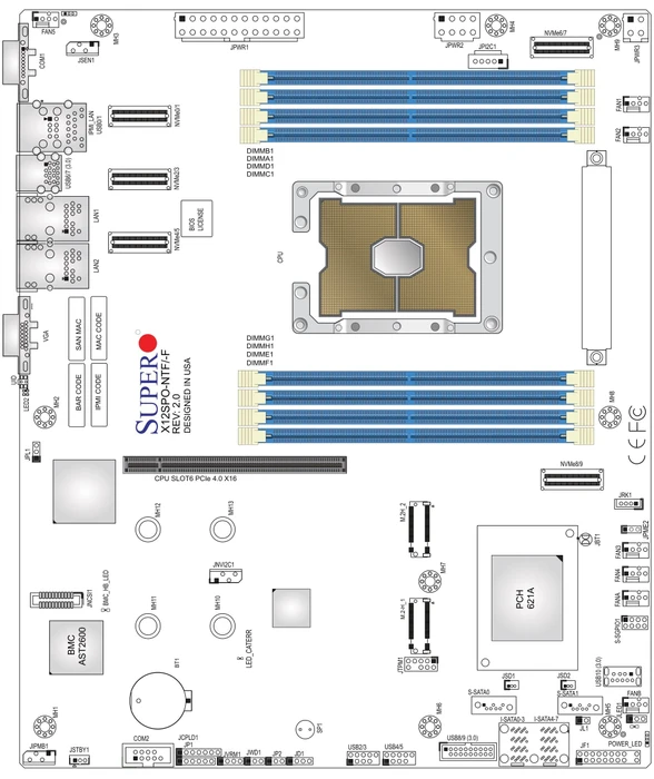 Supermicro X12SPO-NTF, bulk (Intel 4189-4)