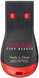 SanDisk MobileMate Single-Slot-Cardreader rot, USB 2.0