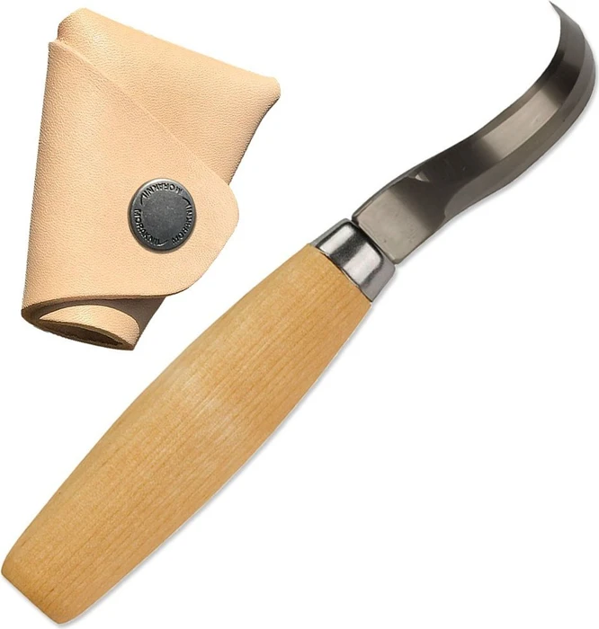 Morakniv Hook Knive 163 Löffelschnitzmesser Double Edge Rechtshänder Messer