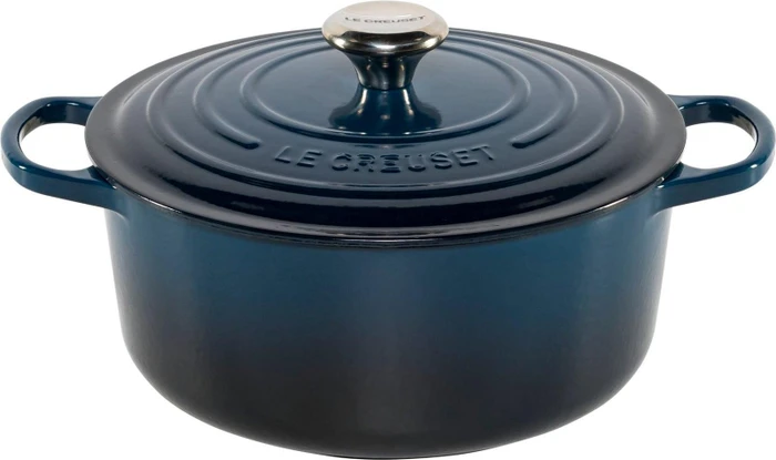 Le Creuset Signature Gusseisen Bräter rund 26cm 5.3l nuit