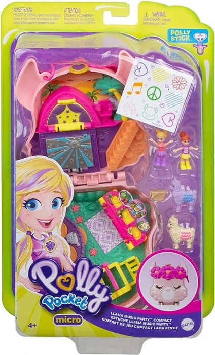 Mattel Polly Pocket - Lama-Musikparty Schatulle