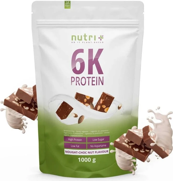 Nutri+ Veganes Protein 6K Nuss-Nougat 1kg