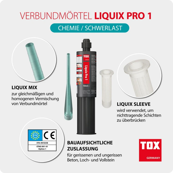 TOX Liquix Pro 1 Verbundmörtel