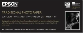 Epson Traditional Fotopapier seidenmatt, 44", 300g/m², 15m