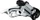 Shimano Deore XT FD-T8000-L-3 3-fach 10s Umwerfer Schelle (Top Swing) 34.9mm (IFDT8000LX3)