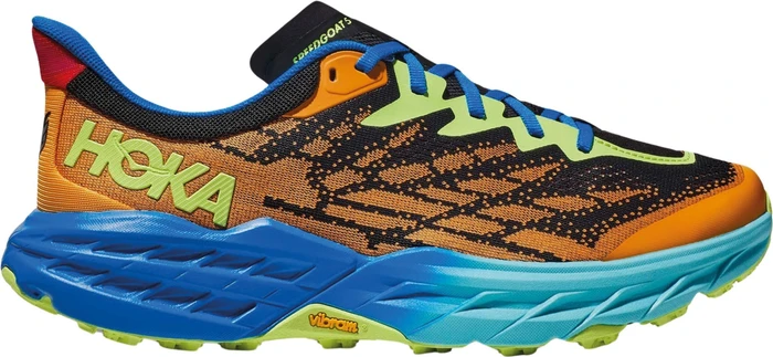 Hoka Speedgoat 5 solar flare/diva blue (Herren)