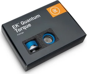 EK Water Blocks Quantum Line EK-Quantum Torque HDC 16 Fitting G1/4" auf 16mm, Blue Special Edition, 6er-Pack