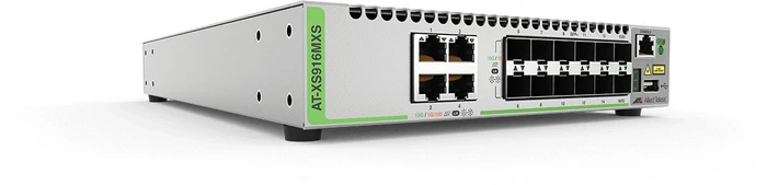 Allied Telesis CentreCOM XS900MX Desktop 10G Managed Switch, 12x SFP+, 4x RJ-45