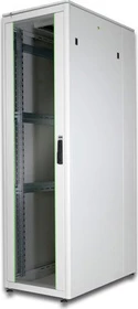 Digitus Professional Unique Serie Serverschrank 42HE, Sicherheitsglastür, IP2X, grau, 1000mm tief