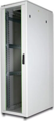 Digitus Professional Unique Serie Serverschrank 42HE, Sicherheitsglastür, IP2X, grau, 1000mm tief