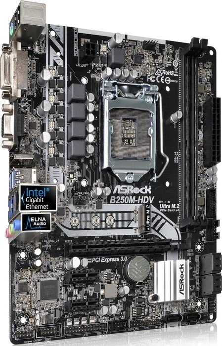 ASRock B250M-HDV (Intel 1151)