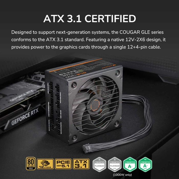 Cougar GLE 1000 1000W, ATX 3.1