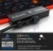 Titanwolf Lava Lightning RGB XXL Gaming-Mauspad, 800x300mm, schwarz/rot Vorschaubild