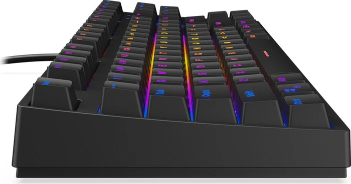 Krux Atax Pro RGB, TKL, schwarz, LEDs RGB, Gaote Outemu BLUE, USB, US