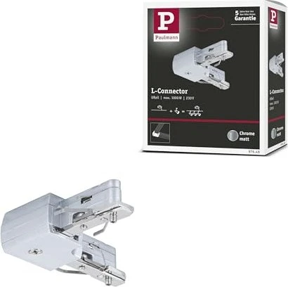 Paulmann URail Schienensystem-Komponente L-Verbinder chrom matt