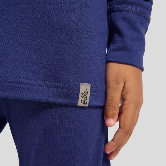Odlo Active Warm Eco Funktionsshirt langarm skipper blue. (Junior)