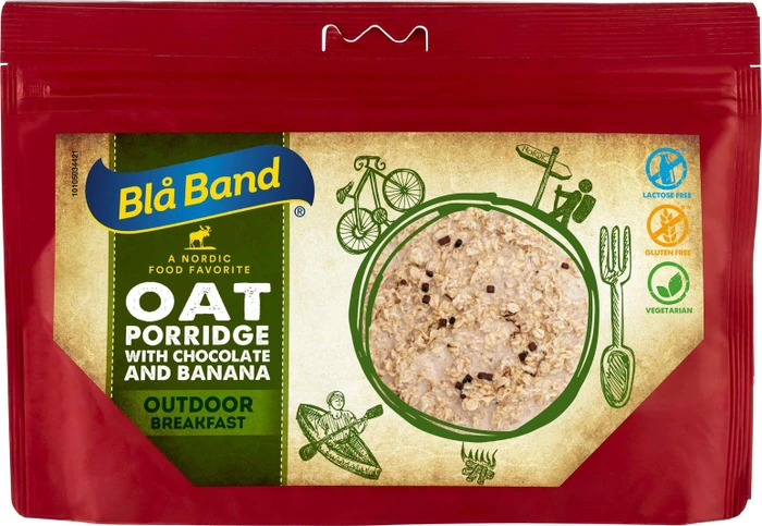 Bla Band Oat Porridge with Banana and Chocolate 655kcal