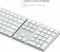 Satechi Extended Wireless Keypad Mac, silber, Bluetooth Vorschaubild