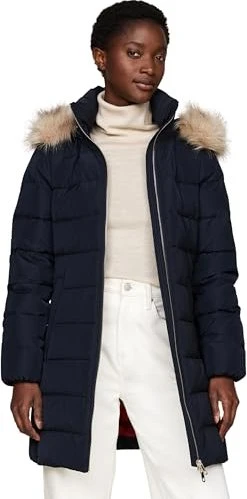 Tommy Hilfiger Heritage Down Tyra Hooded Funktionsmantel navy (Damen)