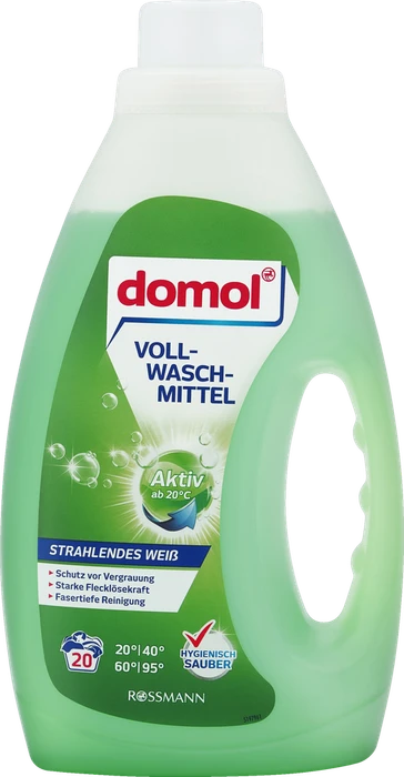 Domol Strahlendes Weiß Vollwaschmittel, 1.1l