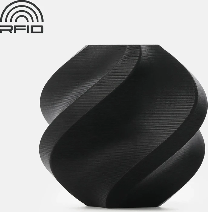 Bambu Lab PETG HF Refill, schwarz, Spule, 1.75mm, 1.00kg