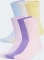 adidas Cushioned Crew Socken violet fusion/ice lavender/glow blue/clear pink, 6 Paare Vorschaubild