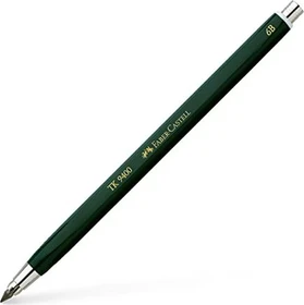 Faber-Castell TK 9400 Fallminenstift 6B 3.15mm graphit, grün