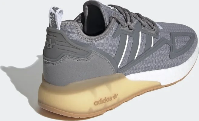 adidas ZX 2K Boost grey three/cloud white/gum (Herren)