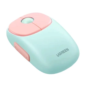 Ugreen MU102 FUN+ Wireless Mouse, rosa, USB/Bluetooth