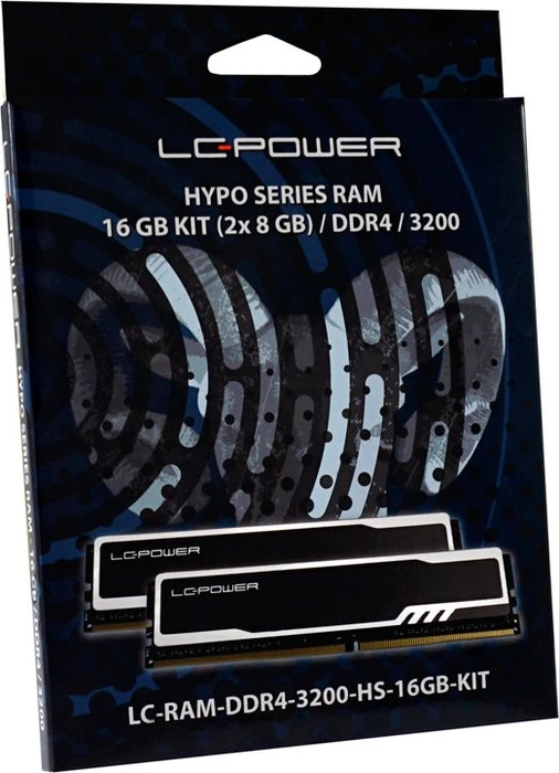 LC-Power LC-RAM UDIMM 16GB Kit, DDR4-3200, CL16-18-18-39