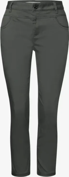 Street One 7/8-Satin Hose wither green (Damen)