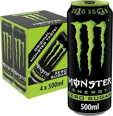 Monster Energy Green Zero Zucker 4x 500ml