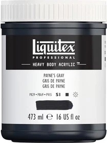 Liquitex Professional Heavy Body Acrylic payne's gray, 473ml