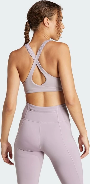 adidas FastImpact Luxe Run High-Support Sport-BH preloved fig (Damen)