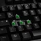 Ducky Shine 4 schwarz, LEDs rot/blau, MX BLUE, USB, DE Vorschaubild