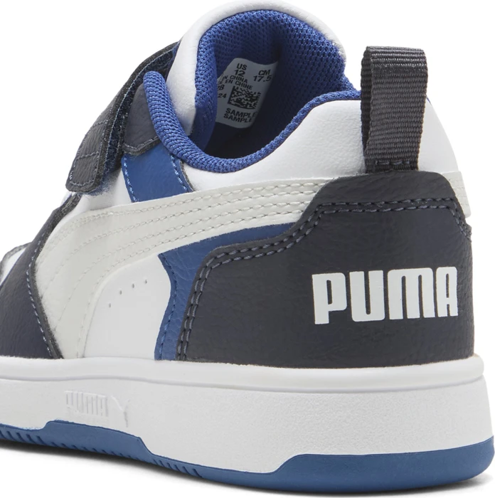 Puma Rebound V6 Lo puma white/feather gray/puma black (Junior)