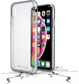 Cellularline Clear Duo für Apple iPhone XS Max transparent
