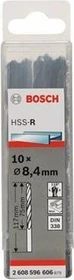 Bosch Professional HSS-R Spiralbohrer, 8.4x75x117mm, 10 Stück